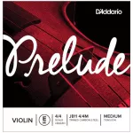 D'Addario® Prelude J811 4 / 4M, a separate violin cable E / Sai 1, 100% genuine VIOLIN string, Medium Tension, Tinned Carbon