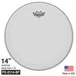 Remo® PX-0114-BP Powerstroke P3 X Coated หนังสแนร์ 14 นิ้ว แบบหนังน้ำมันสาก 1 ชั้น 14มิล พร้อมวงแหวนรอบหนา 2 มิล ** Ma