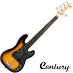 CENTURY CB-22-5 PJ BAST BACE BESTER BESTER PRECISION JAZZ Hard Wood + Free Car Stock & Bag & Tuner & Set