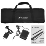 Pastel Pop88 Piano, Sky 88, folding keys, 128 tones per Bluetooth, get a built -in battery + free bags & adapters & pkeys along **