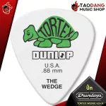[Bangkok & metropolitan area Send Grab immediately] [USA 100%authentic] [The more you buy, the more] Picky guitar Jim Dunlop Tortex Wedge 424R Pickle in all sizes [Red turtle guaranteed] - Red turtle