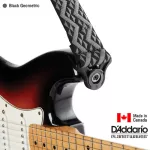 D'Addario® Auto Lock Padded Strap สายสะพายกีตาร์ แบบนุ่ม ระบบล็อคหัวหมุดอัตโนมัติ กว้าง 2 นิ้ว // Made in Canada