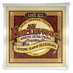 ERNIE BALL® สายแบนโจ 5 สาย Bluegrass แบบ 80/20 Bronze ของแท้ 100% รุ่น Earthwood 5-String Banjo Bluegrass .009 - .020 P02063 ** Made in USA **