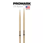 PROMARK ™ 7A Drumper Classic 7A Hickory Nylon Tip Drumstick TX7an ** Made in USA **