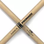 Promark™ ไม้กลอง 7A หัวไนลอน Classic 7A Hickory Nylon Tip Drumstick รุ่น TX7AN ** Made in USA **