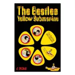 The Beatles Pick Picks, Guitar, The Beatles, The Beatles Album Yellow Submarine, 0.5 mm thick water shape, Limited Edition 1 pack. There are 6 pieces. ** Available in 3 colors.
