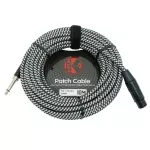 KIRLIN MW-472B XLR to Phone Jack Mic Cable, the XLR Mike Mike / Phone Jack 1/4 " + Free Mike Strap