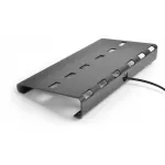 On Stage® GPB3000 Pedalboard Effect Effect Effect for 10 Cubes Strong, Durable, Lightweight + Free with Bags