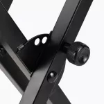On Stage® KS7191 DOUBLE -X Keyboard Stand, a keyboard, x, a double -height legs, 27-39 inches, can support up to 40 kg, can be folded.