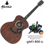 Mantic GT-1G, 41 inch guitar, Grand Auditorium shape, Angle Mandrus/Cherry Wood + Free Bag & Kapo