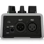 TC Helicon® Talkbox Synth Emphase gives 8 classic tones to choose from with a guitar effect. **