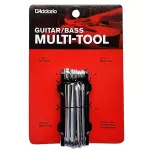 D'Addario® Guitar/Bass 10in1 Multi-tool wrench set for electric guitar and bass guitar. Electric guitar mechanic equipment