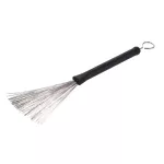 RASVONE JDS2B Jazz Drum Sticks Jazz Drum, brush head + BRUSH + ROD Drumsticks + Free Drum Wood Bag ** 1