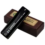 Suzuki® Hammond HA -20 Harmonita 10 channels G -Mount Harmonica Key G + Free Case ** Made in Japan **