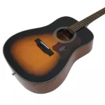 Mantic AG-370, airy guitar 41 inches, Dreadnough shape, Sprueus/Mahokani coated + free bag & kapok