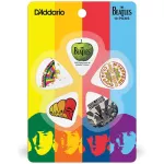 D'Addario® 1CWH4-10B3 Guitar Pick ปิ๊กกีตาร์ ลายคิลปิน The Beatles Classic Album ทรงมาตรฐาน ความหนา Medium 0.70 มม. 1
