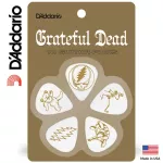 D'Addario® 1CWH4-10GD2  Guitar Pick ปิ๊กกีตาร์ ลายศิลปิน Grateful Dead ทรงหยดน้ำ ความหนา Medium 0.70 มม. 1 แพ็ค มี 10