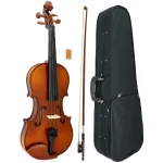 Prima® P-90 Violin 4/4 Genuine Top Salid Steper Rear wood and side of the mell + free hard case with sash & violin colors