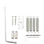 Wilkinson®  WOV08 Strat Bridge ชุดคันโยกกีตาร์ไฟฟ้า สะพานสายกีตาร์ไฟฟ้า ทรง Strat แบบ 2 เสา มีช่องใส่คันโยก + แถมฟรีคันโ