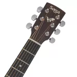 SAGA® SF700GCE 41 inch electric guitar GA style Top Sol, Angel Man Sprus, Pickup Fishman + Free Buffong Bag & Chu