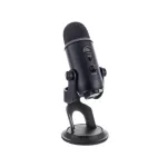 Blue Microphones® YETI BLACKOUT USB condenser Mike adjustable Can connect to monitor headphones + free USB cable