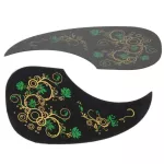 Rasvone ADP10 Piccard Guitar for Size 40 "/ 41" Water droplets with glue stripes on the back and attached - Acoustic Guitar Standard Pickguard.