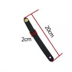 Rasvone ที่รัดคอกีตาร์ เชือกผูกคอกีตาร์ พร้อมหมุดสายสะพาย สำหรับติดสายสะพายกีตาร์ แบบหนังเทียม รุ่น STN01 / Neck Strap Button