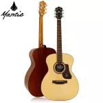 Mantic OM-1 40 inch guitar Om Square/Okme coated + free bag & tuner & kapok & pic & wipe