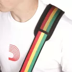 D'Addario® Planet Waves Woven Strap สายสะพายกีตาร์ ลายกราฟิค กว้าง 2 นิ้ว วัสดไนลอน ปรับยาวได้ 89-150 ซม. ** Made in Canada **