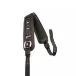 Gibson® ASED-BLK The Edge Premium Comfort Strap Guitar Shoulder Strap For airy/electricity/bass, 3 "genuine leather, soft, thick, 1/2", can be adjusted 48 - 60 inches