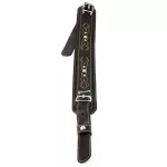 Gibson® ASED-BLK The Edge Premium Comfort Strap Guitar Shoulder Strap For airy/electricity/bass, 3 "genuine leather, soft, thick, 1/2", can be adjusted 48 - 60 inches