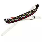 Fender® George Harrison Rocky Leather Strap สายสะพายกีตาร์ แบบหนังแท้ รุ่นศิลปิน จอร์จ แฮริสัน มือกีตาร์วง The Beatles  กว้าง 2" ปรับยาวได้ 34"-59"