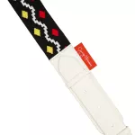 Fender® George Harrison Rocky Leather Strap สายสะพายกีตาร์ แบบหนังแท้ รุ่นศิลปิน จอร์จ แฮริสัน มือกีตาร์วง The Beatles  กว้าง 2" ปรับยาวได้ 34"-59"