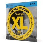 D'Addario® EXL125 Electric guitars No. 9, 100% authentic nickel material, Super Light Top/Regular Bottom, 9 - 46 ** Made in U