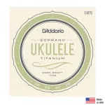 D'Amdario® EJ87S Ukulele Size Soprano Titanium 100% 0.028 - 0.040 ** Made in USA **