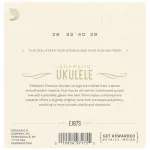 D'Amdario® EJ87S Ukulele Size Soprano Titanium 100% 0.028 - 0.040 ** Made in USA **