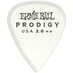 Ernie Ball® Prodigy Standard 2.0 มม.  ปิ๊กกีตาร์ไฟฟ้า หนาทนพิเศษ วัสดุ Delrin® สีขาว ** Made in USA ** Model P09202