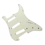 RASVONE STP3S Piccard Start Guitar Start Coil - Standard Stratocaster Electric Guitar Pickguard with Sin