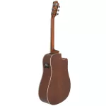 Mantic AG-10SCEL, an electric acoustic guitar, left hand 41 -inch left hand guitar, Dreadnough shape, Top Solid Spruce / Mahogany