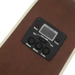 Mantic AG-10SCEL, an electric acoustic guitar, left hand 41 -inch left hand guitar, Dreadnough shape, Top Solid Spruce / Mahogany