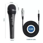 Maono AU-K04 ไมค์ ไมค์ร้อง ไมค์คาราโอเกะ ไมค์ไดนามิก บอดี้โลหะ Dynamic Microphone + แถมฟรีสายไมค์ XLR  ** ประกันศูนย์