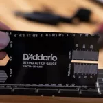 D'Addario® PW-SHG-01 ไม้บรรทัดตั้งแอคชั่น ไม้บรรทัดวัดความสูงสาย ทำจากสแตนเลสอย่างดี ทนทาน  String Height Gauge