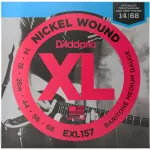 D'Addario® EXL157 Electric Guitar Barikon guitar, number 14, Nickel Wound 100% authentic Baritone Medium, 0.014 - 0.0