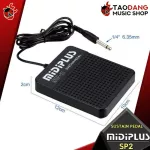 MIDIPLUS SP2 keyboard pedal, Black - Sustain Pedal Midiplus SP -2 [with QC check] [Insurance from Zero] [100%authentic] [Free delivery] Turtle