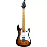 Soloking® MS-3 Custom Roasted Maple HSS 22 Fret Jumbo Guitar Strat, Elder, Grammar, Maple Maple, HSS Pickup Pickup ** Zero 1