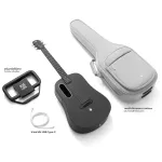Blue Lava Touch with Airflow Bag. 36 -inch electric guitar has a touch screen. Connect the app via Bluetooth + free Airflow Bag & Lava + App & USB charging cable **