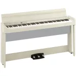 KORG® C1 Air เปียโนไฟฟ้า 88 คีย์ ลิ่มคีย์ Real Weighted Hammer Action ลำโพง 2 ตัว ต่อบลูทูธ สี White Antique + แถมฟรีข