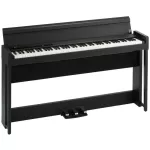 Korg® C1 Air Piano 88 Key Rim Key Real Weightd Hammer Action 2 Speaker Black Black + Free Stand