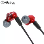 Alctron® AE07 หูฟังอินเอียร์ หูฟังมอนิเตอร์ หูฟังเพลง สายยาว 1.6 ม. หัวชุบทอง In Ear Monitoring Music Headphone + แถมฟ