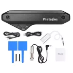 Flatsons FLP3 Plear Guru Estate Installed in the audio channel, no need to drill the type of charcoal, can be recorded in the mobile phone + free cable